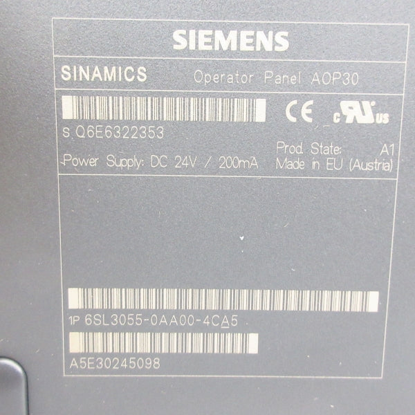 SIEMENS 6SL3055-0AA00-4CA5 24VDC NSMP