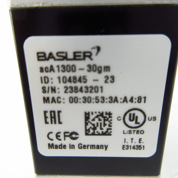 BASLER ACA1300-30GM 104845 NSMP