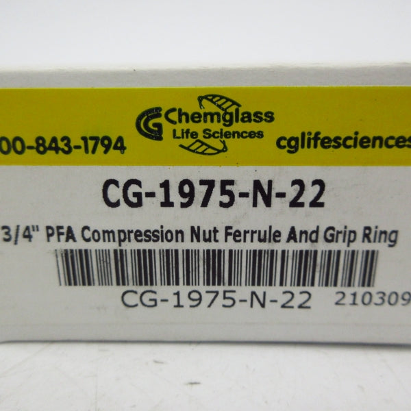 CHEMGLASS CG-1975-N-22 3/4" NSMP
