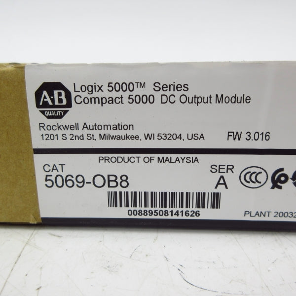 ALLEN BRADLEY 5069-OB8 SER. A F/W 3.016 NSFS