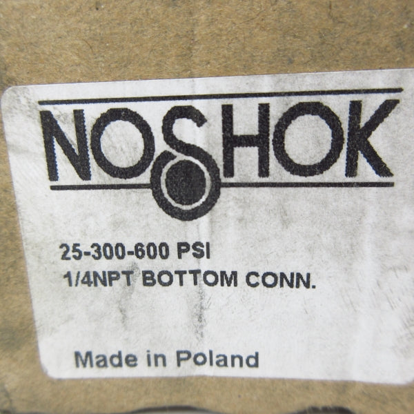 NOSHOK 25-300-600PSI 1/4" NSMP