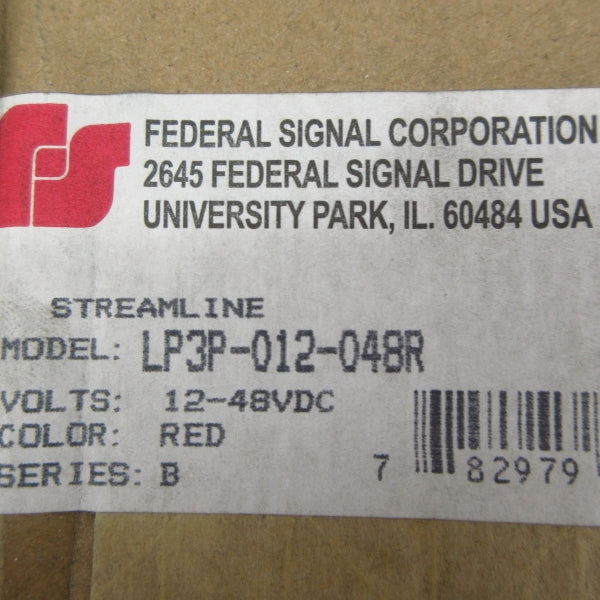 INDUSTRIAL SPARE PART LP3P-012-048R SER. B 12-48VDC NSFS