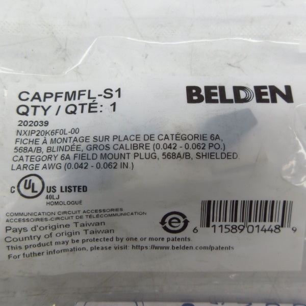 BELDEN CAPFMFL-S1 NSMP