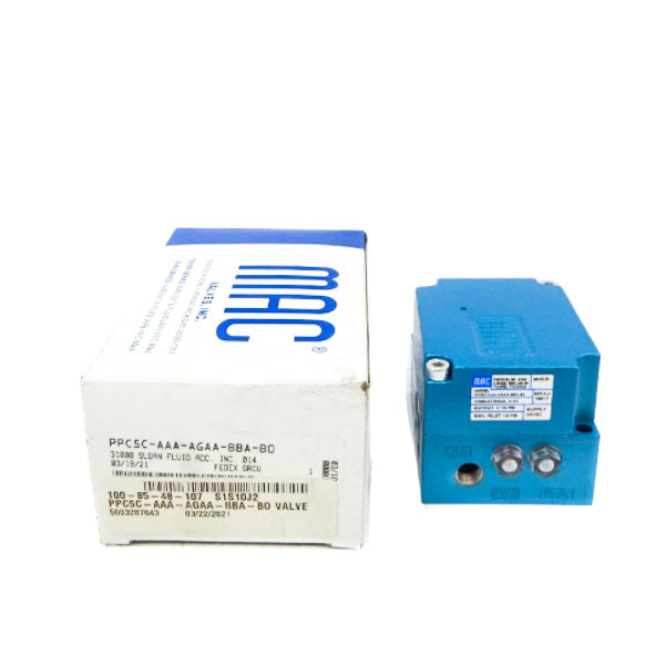 MAC PPC5C-AAA-AGAA-BBA-B0 24VDC 200PSI NSMP