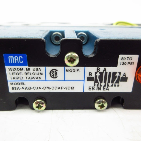MAC 93A-AAB-CJA-DM-DDAP-3DM 24VDC 20-120PSI NSMP