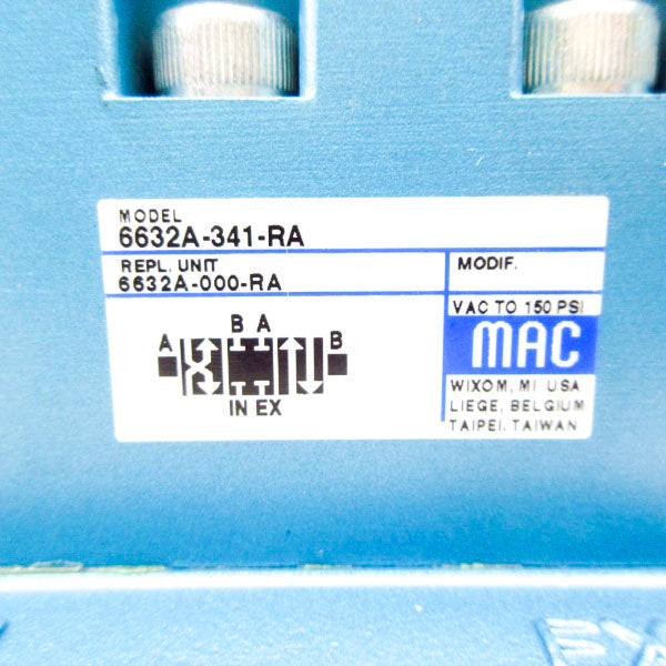 MAC 6632A-341-RA 150PSI NSMP