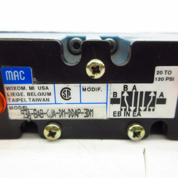 MAC 93A-BAB-CJA-DM-DDAP-3DM 24VDC 20-120PSI NSNP