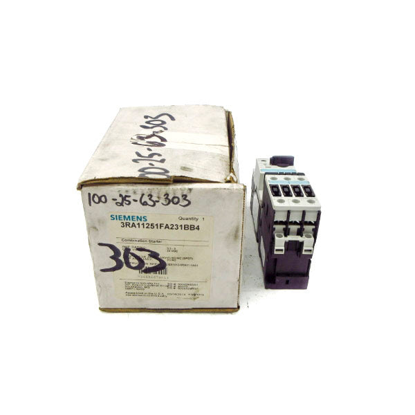 SIEMENS 3RA11251FA231BB4 24VDC NSMP