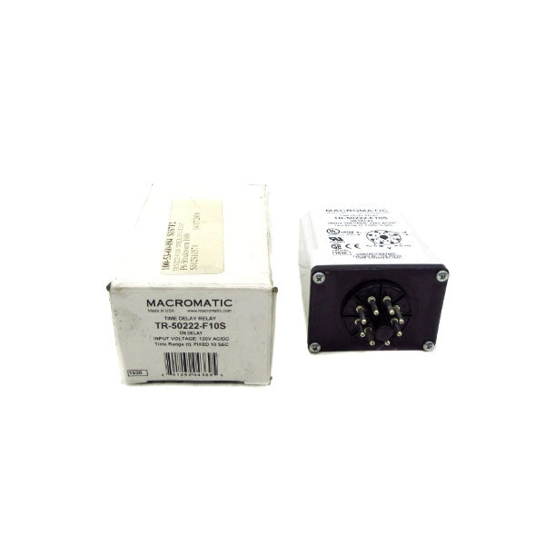 MACROMATIC TR-50222-F10S 120VAC/DC 10S NSMP