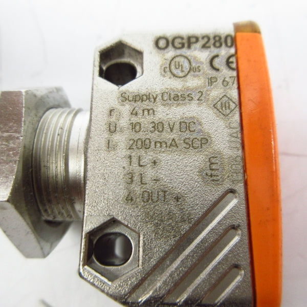 IFM EFECTOR OGP280 OGP-DPKG/US/CUBE 10-30VDC NSMP