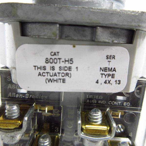 ALLEN BRADLEY 800T-H5 SER. T NSMP