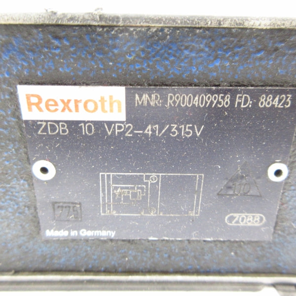 REXROTH ZDB10VP2-41/315V R900409958 NSNP