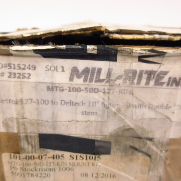 MILL RITE MTG-100-50D-127-KIN 10" NSMP