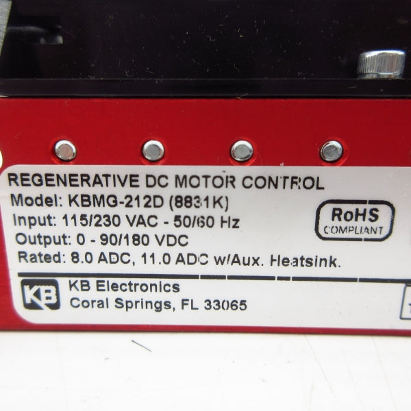 KB ELECTRONICS KBMG-212D 8831K 115/230VAC NSNP