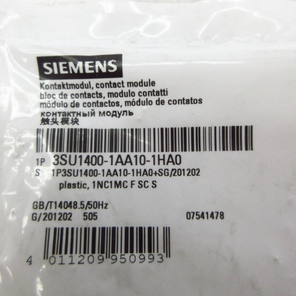 SIEMENS 3SU1400-1AA10-1HA0 NSMP