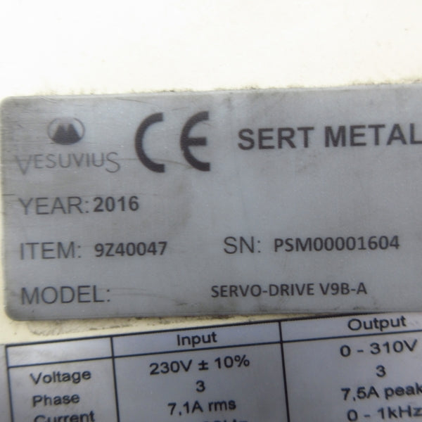 PARKER V9B-A 230V UNMP