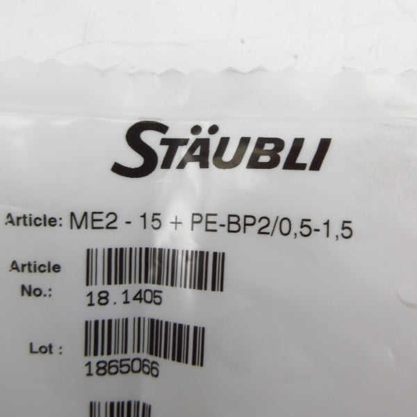 STAUBLI ME2-15+PE-BP2/0.5-1.5 NSMP