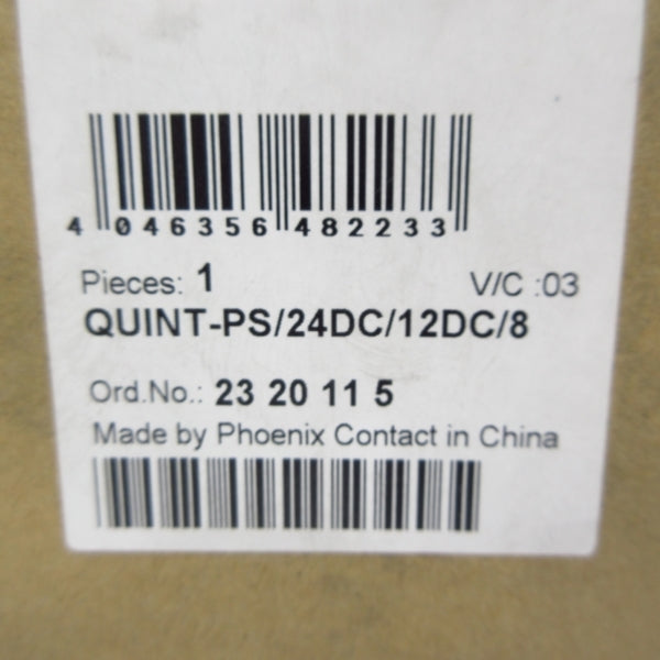 PHOENIX CONTACT QUINT-PS/24DC/12DC/8 2320115 NSFS