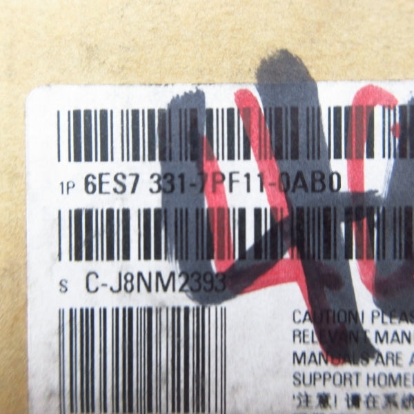 SIEMENS 6ES7331-7PF11-0AB0 NSFS