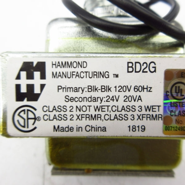 HAMMOND MANUFACTURING BD2G 120V NSMP