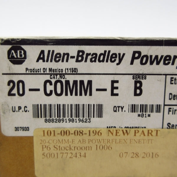 ALLEN BRADLEY 20-COMM-E SER. B F/W 5.002 5VDC NSFS