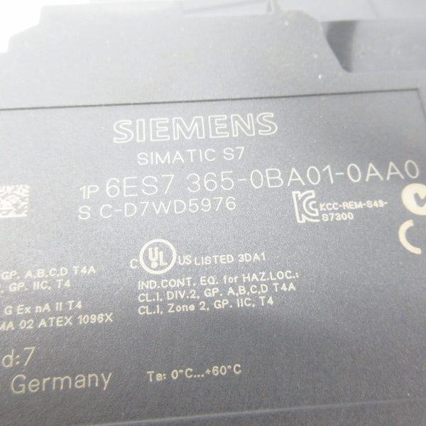 SIEMENS 6ES7365-0BA01-0AA0 NSMP