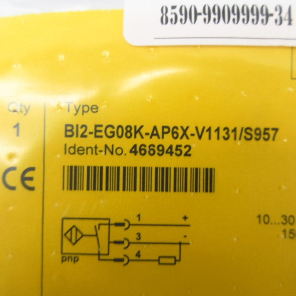 TURCK BI2-EG08K-AP6X-V1131/S957 46696452 10-30VDC NSMP