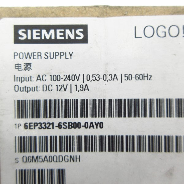 SIEMENS 6EP3321-6SB00-0AY0 100-240V 0.53-0.3A NSFS
