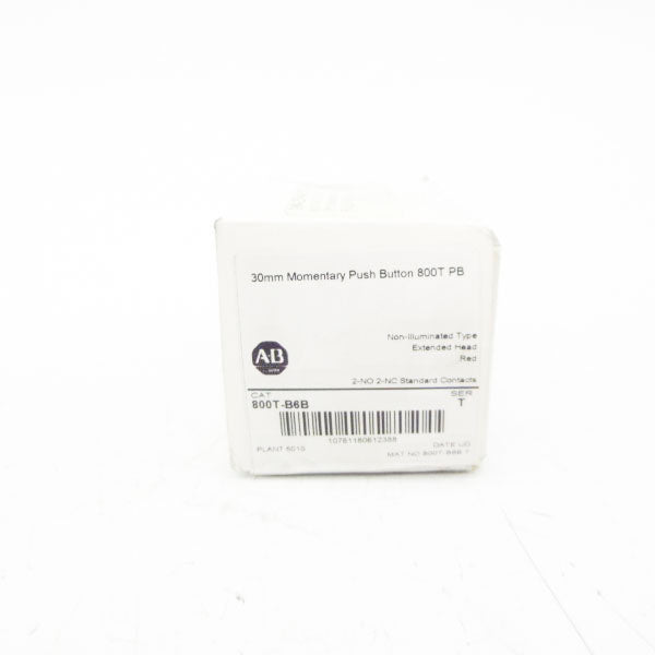 ALLEN BRADLEY 800T-B6B SER. T (WH) NSFS