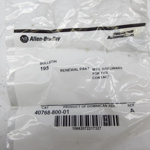 ALLEN BRADLEY 40768-800-01 SER. A NSMP