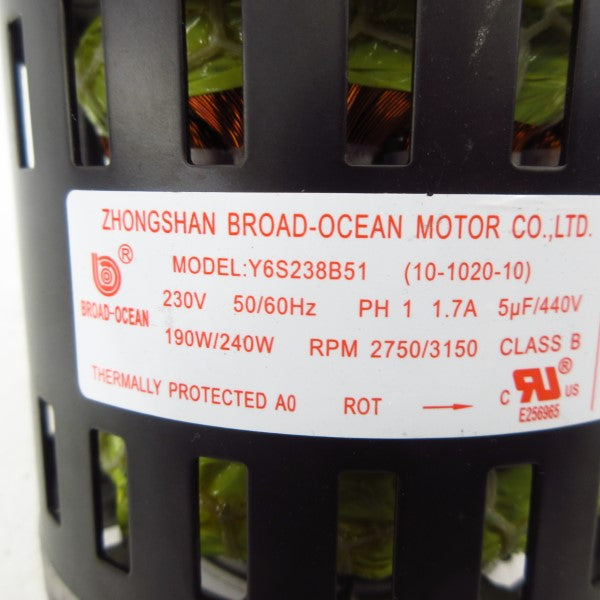 ZHONGSHAN BROAD OCEAN Y6S238B51 230V 1.7A NSNP