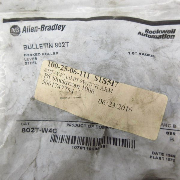 ALLEN BRADLEY 802T-W4C SER. B 1.5" NSMP