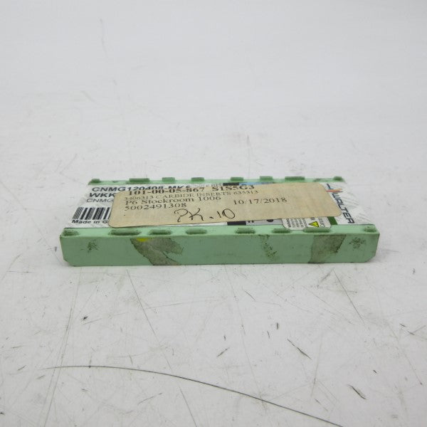 WALTER CNMG120408-MK5 WKK10S (PKG OF 10) NSFS