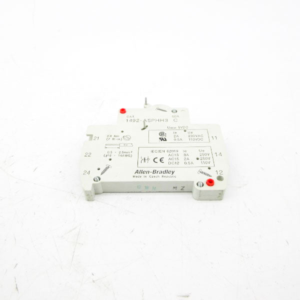 ALLEN BRADLEY 1492-ASPHH3 SER. C 230VAC 2A NSMP