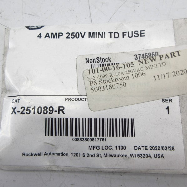 ALLEN BRADLEY X-251089-R SER. 1 NSMP
