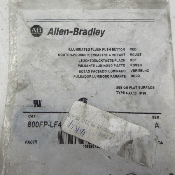 ALLEN BRADLEY 800FP-LF4 SER. A NSMP
