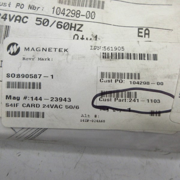 MAGNETEK 144-23943 24VAC NSMP