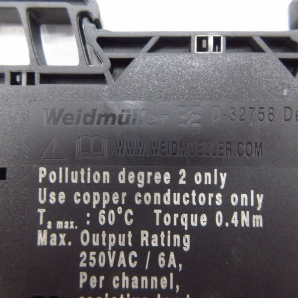 WEIDMULLER TRS24VDC1COC1D2 1984570000 24V 6A NSNP