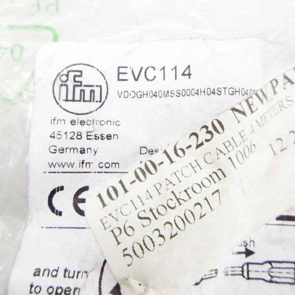 IFM EFECTOR EVC114 VDOGH040MSS0004H04STGH040MSS 250VAC 4A NSMP