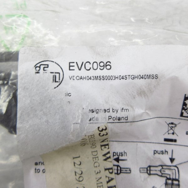 IFM EFECTOR EVC096 VDOAH043MSS0003H04STGH040MSS 10-30VDC NSMP