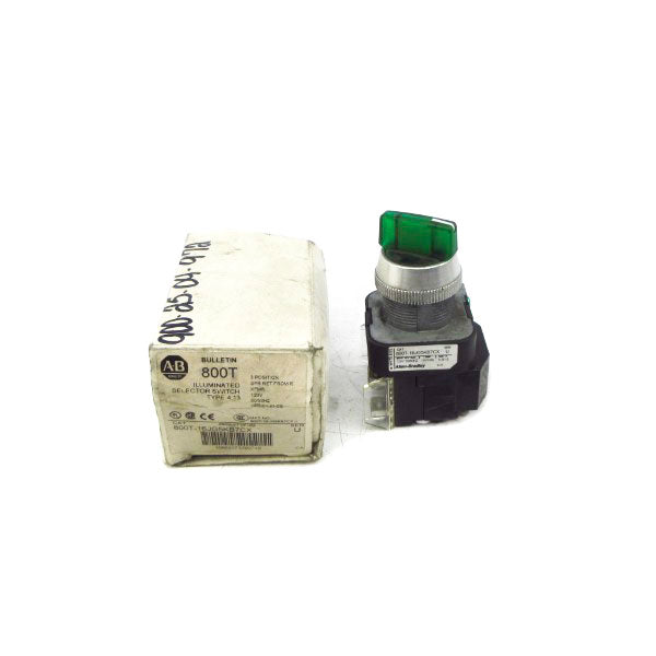 ALLEN BRADLEY 800T-16JG5KB7CX SER. U 120V (WH) NSMP