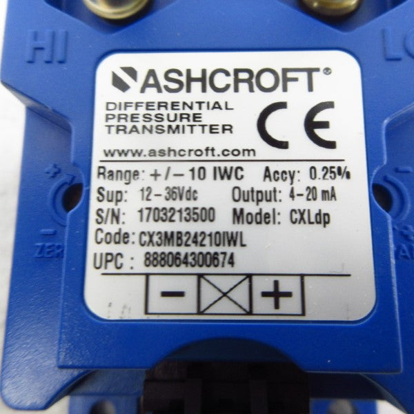 ASHCROFT CX3MB24210IWL 12-36VDC NSMP
