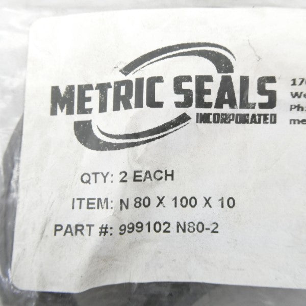 METRIC SEALS 999102N80-2 (PKG OF 2) NSMP