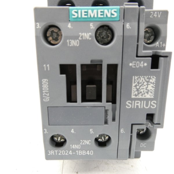 SIEMENS 3RT2024-1BB40 24V 12A NSMP