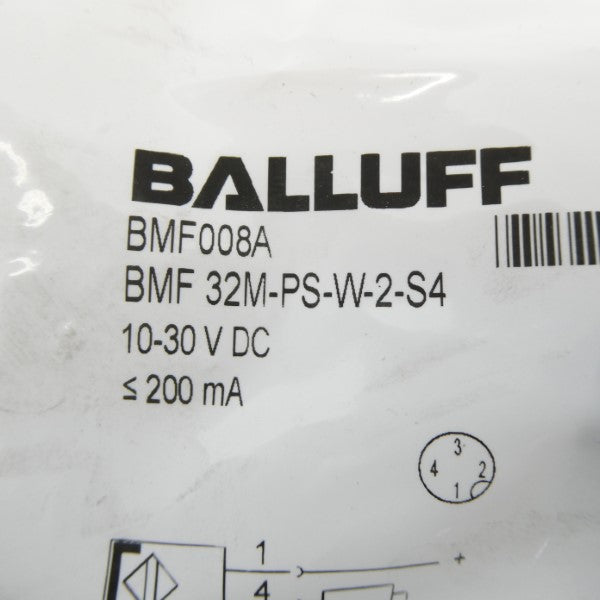 BALLUFF BMF32M-PS-W-2-S4 BMF008A 10-30VDC NSMP