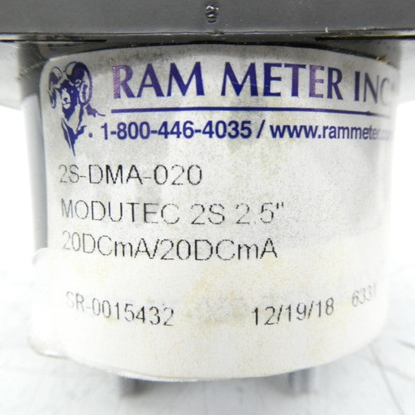 RAM METER 2S-DMA-020 0-20DCM 2.5" NSMP