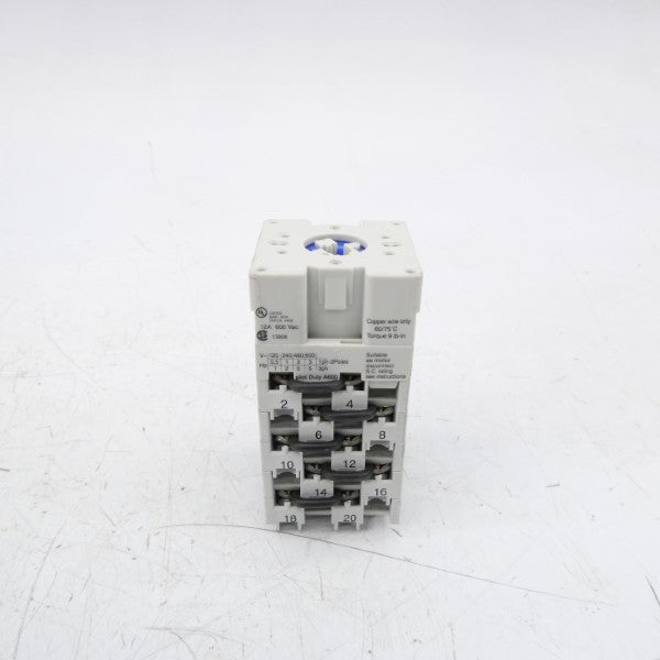 ALLEN BRADLEY 194L-E12-2505 SER. A 690V 5.5A (BR/WH) NSMP