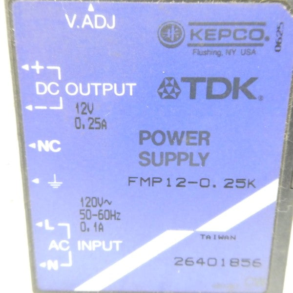 KEPCO FMP12-0.25K 120V 0.1A NSNP