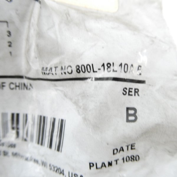 ALLEN BRADLEY 800L-18L10AB SER. B NSMP
