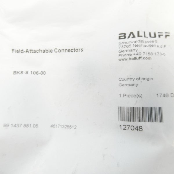 BALLUFF BKS-S106-00 NSMP